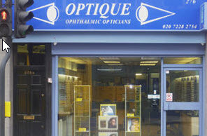 Optique Battersea Shop Front - Opticians in Battersea